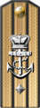 Погон воинского звания «капитан-лейтенант». Военный флот Болгарского княжества