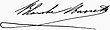 firma de Blanche Barretta