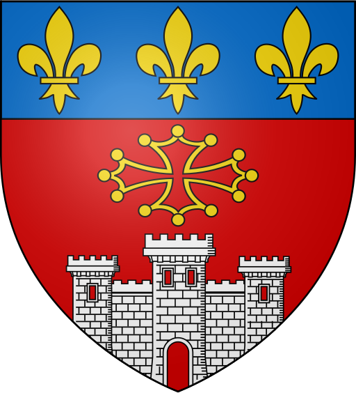 Blason ville fr Cordes-sur-Ciel (Tarn)