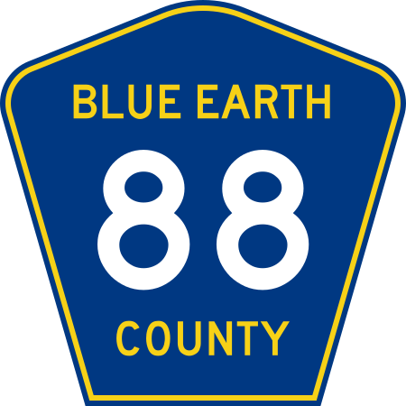 File:Blue Earth County 88 MN.svg