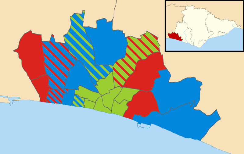 Brighton and Hove City Council election 2011 map.svg
