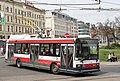 Smyčka trolejbusů mezi Benešovou a Nádražní
