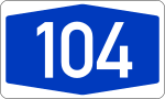 Vorschaubild für Bundesautobahn 104