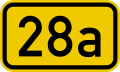 Bundesstrasse 28a number.svg