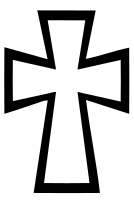 Uopšteni pravoslavni-vizantijski krst (Krstaški-Ostroški krst)