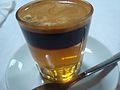 Carajillo cremat, bebida con café y licor tipica de Torreblanca.