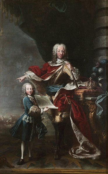 Charles Emmanuel and his son Vittorio Amedeo III.