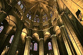 Chœur de la Cathédrale de Bourges (1195-1230).