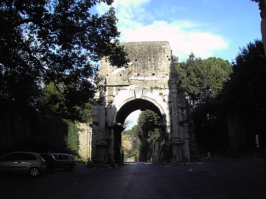 Arco di Druso all'Appia Antica (da porta san Sebastiano)