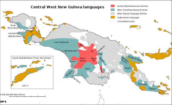 Central West New Guinea languages.svg