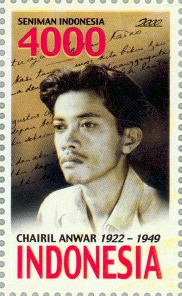 File:Chairil Anwar 2000 Indonesia stamp2.jpg