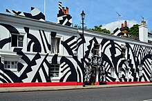 The building painted with dazzle camouflage Chelsea Arts Club - dazzle.jpg