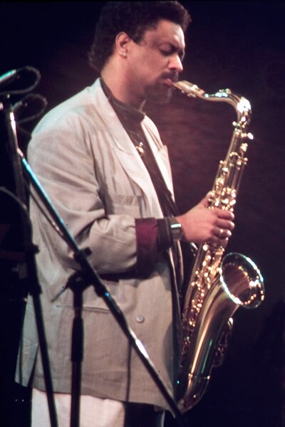 Chico Freeman at a Concert at the North Sea Jazz Festival 1989 with "The Leaders".