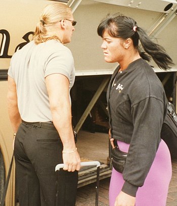 Triple H with Chyna in 1997