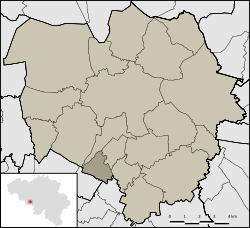 Location of Ciply in Mons