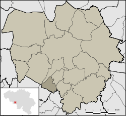 Location of Ciply in Mons