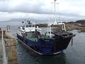 MV Clew Bay Queen как паром на остров Клэр