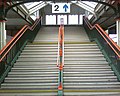 Colwyn Bay railway station, steps to platform two. - geograph.org.uk - 2247439.jpg