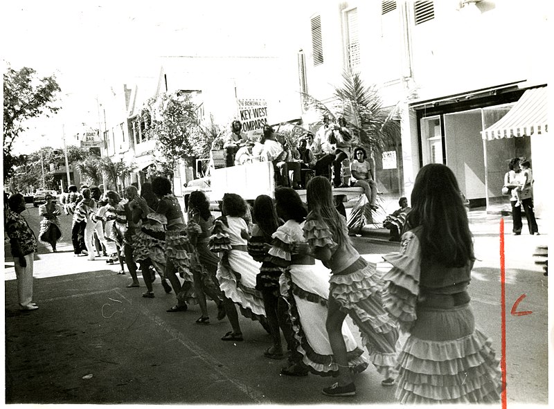 File:Comparsa Dance on Duval Street Key West Florida 1976 02.jpg