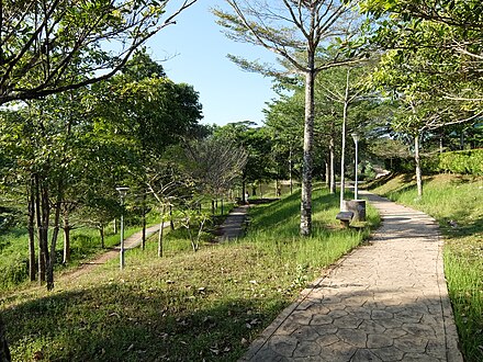 Public parks in Johor Bahru are patronized by the people in late afternoon, equipped with public toilets and car parks.