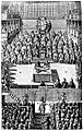 Etching depicting the trial of King Charles I