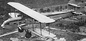 Curtiss CO Condor in flight Aero Digest August 1929.jpg