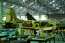 Jet Provost training frame with cutaway sections at RAF Cosford, 2004 Cutaway Jet Provost (3236849646).jpg