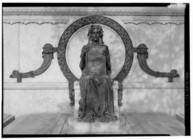 File:DETAIL VIEW OF THE LEA MONUMENT - Laurel Hill Cemetery, 3822 Ridge Avenue, Philadelphia, Philadelphia County, PA HABS PA,51-PHILA,100-26.tif