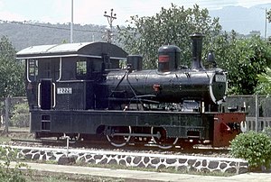 Erhaltene Lokomotive B2220 in Ambarawa