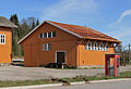 La halle de marchandise inscrite au patrimoine.