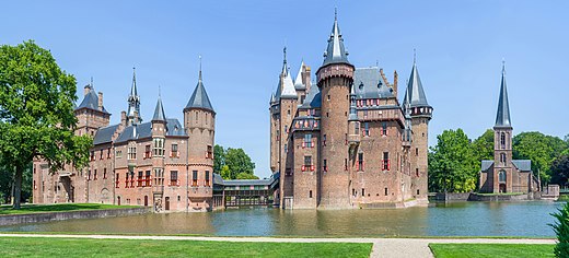 Castle De Haar, Utrecht, Netherlands.