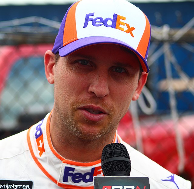 Denny Hamlin, finished fourth in the championship.