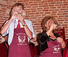 Confrérie de la Dive Bouteille de Gaillac : L'épreuve de la dégustation