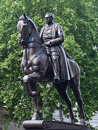 <span class="mw-page-title-main">Earl Haig Memorial</span> Equestrian statue in London by Alfred Frank Hardiman