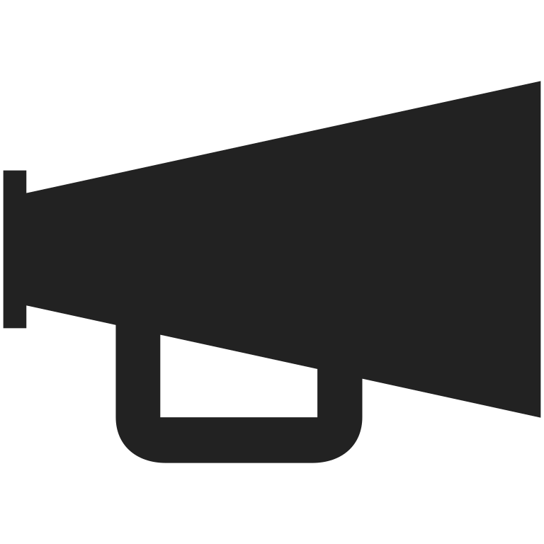 File:Echo (Notifications) megaphone.svg - Wikimedia Commons