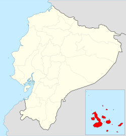 Location of Galápagos Province