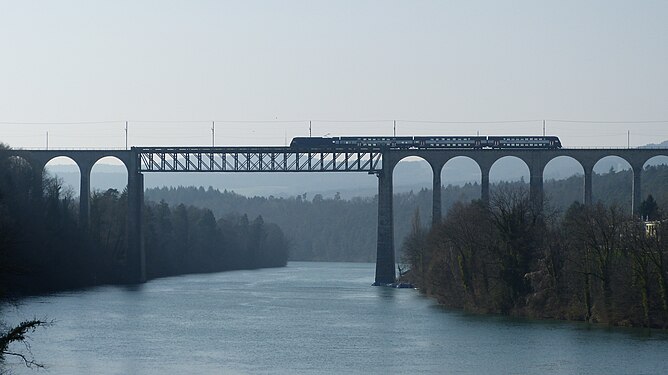 Rheinbrücke Eglisau / Eglisau Railway Bridge across the Rhine River in Eglisau, Switzerland