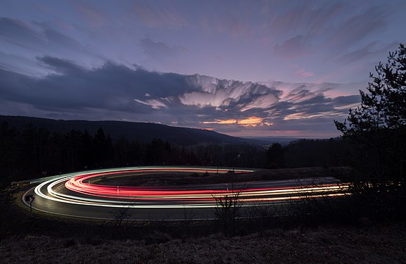 Long-term exposure at the Ellerberg in Franconian Switzerland