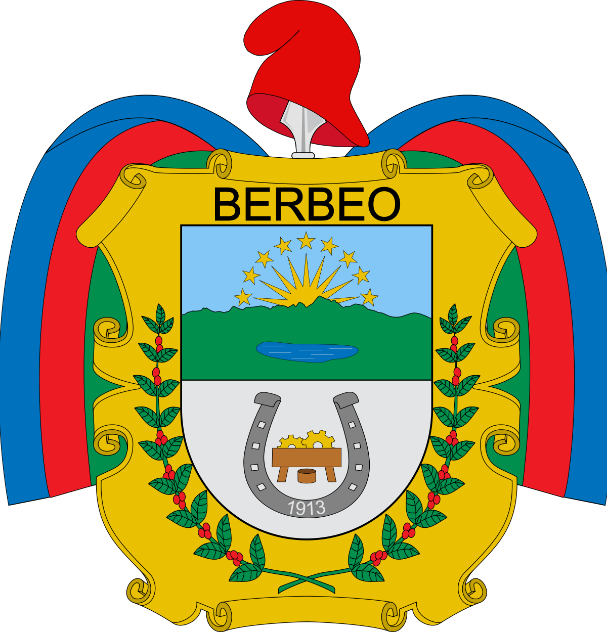 Archivo:Escudo de Berbeo (Boyacá).svg - Wikipedia, la ...