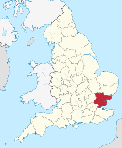 Essex (ceremonial county) in England.svg