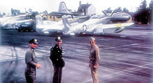 27th Fighter Wing North American F-82E Twin Mustangs and a Boeing B-29 Superfortress at Kearney AFB. F-82-b-29-kearneyne.jpg