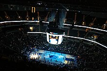 Interior view of the FedExForum FedExForumgrizzlies19nov2007.jpg