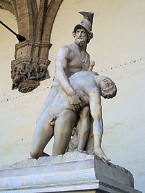 Menelaosz Patroklosz holttestével (Firenze)