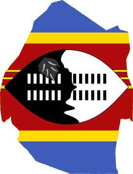 Flag-map of Eswatini.svg
