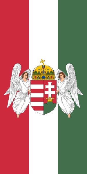 File:Flag of Hungary (1915-1918; angels; vertical).svg
