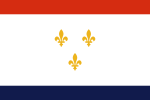 Vlag van New Orleans, Louisiana