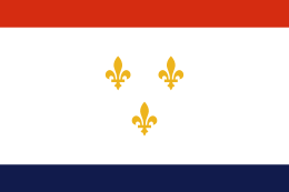 Flag of New Orleans, Louisiana