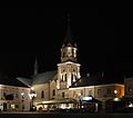 Franciscan Church in Sanok by night.jpg