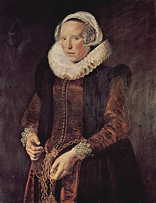<i>Portrait of a Woman Standing</i> Painting by Frans Hals