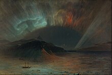 Aurora borealis (1865), by Frederic Edwin Church, Smithsonian American Art Museum, Washington D. C. Frederic Edwin Church - Aurora Borealis - Google Art Project.jpg